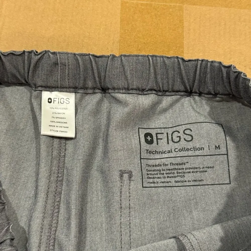 Figs Men’s‎ Pisco Basic Scrub Pants™ Graphite Stretch Medium Full Length